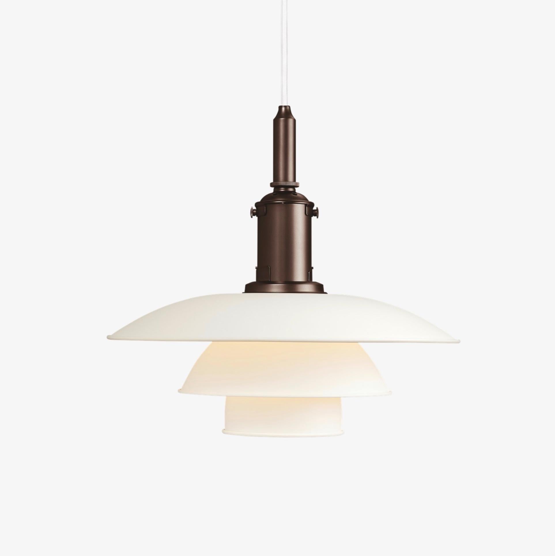 Set di 3 pendenti Poul Henningsen in rosso per Louis Poulsen in vendita 3