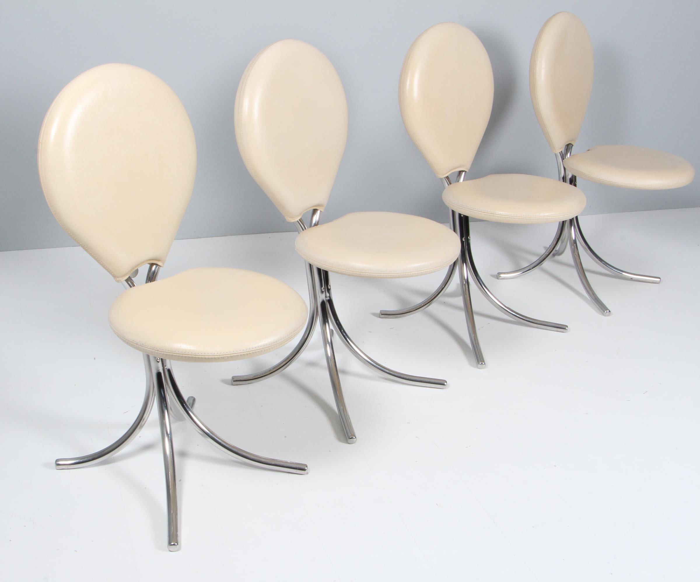 Danish Poul Henningsen, Set of Four Dining Chairs, Model ‘Ph 507’ For Sale