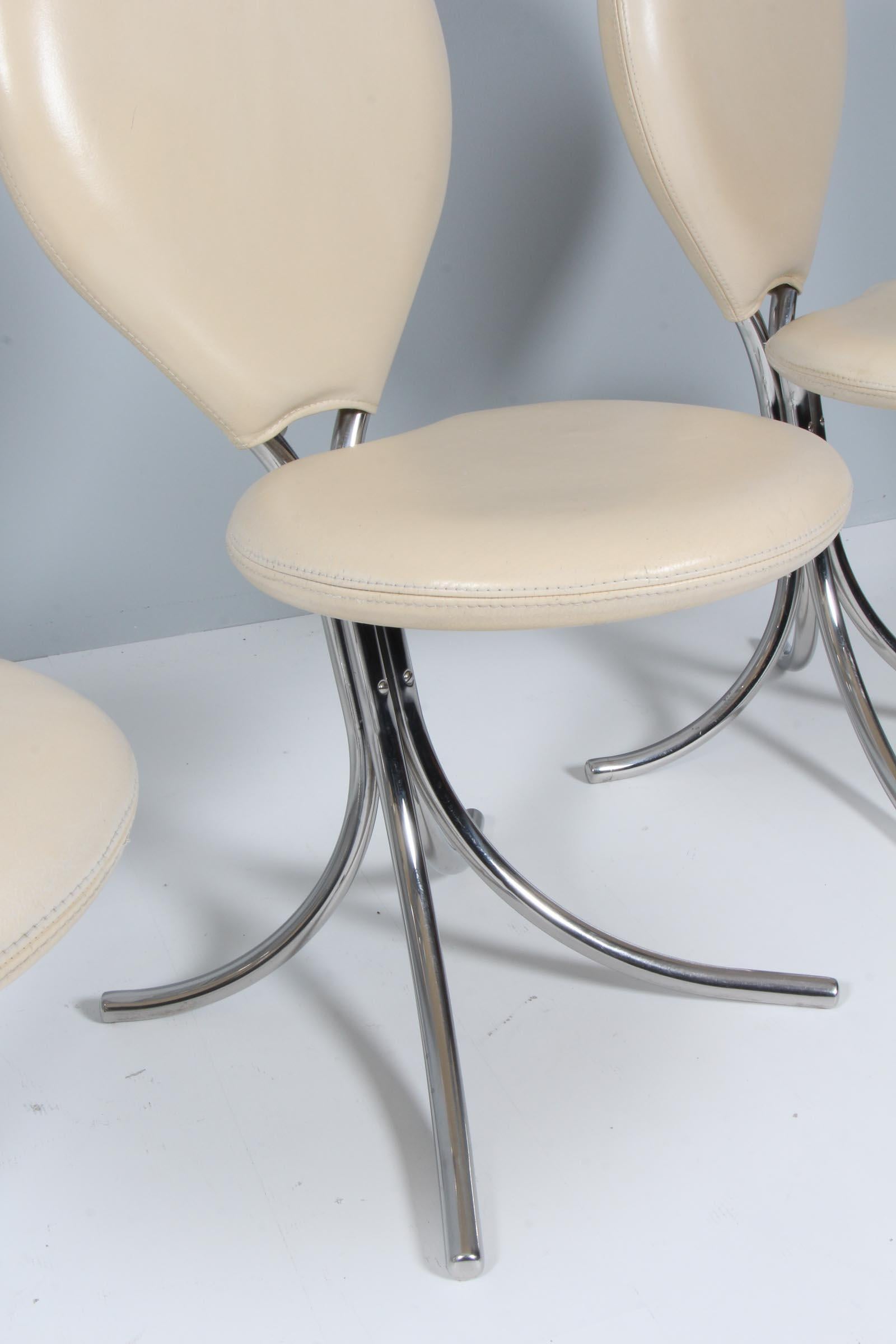 Poul Henningsen, Set of Four Dining Chairs, Model ‘Ph 507’ In Good Condition For Sale In Esbjerg, DK