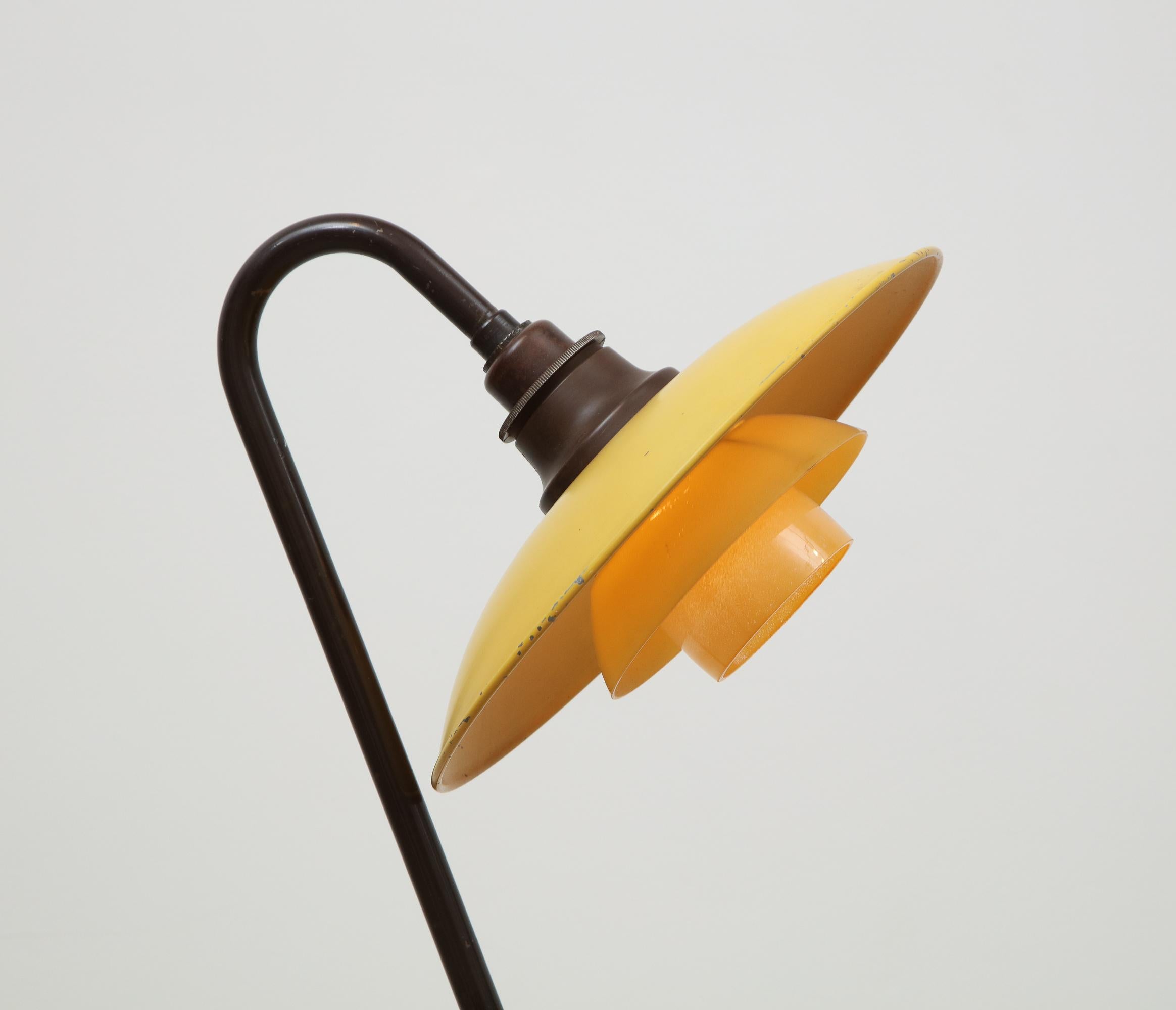 Poul Henningsen, Seven Standing Light, Stamped: PH-2 / Patented, circa 1933 1