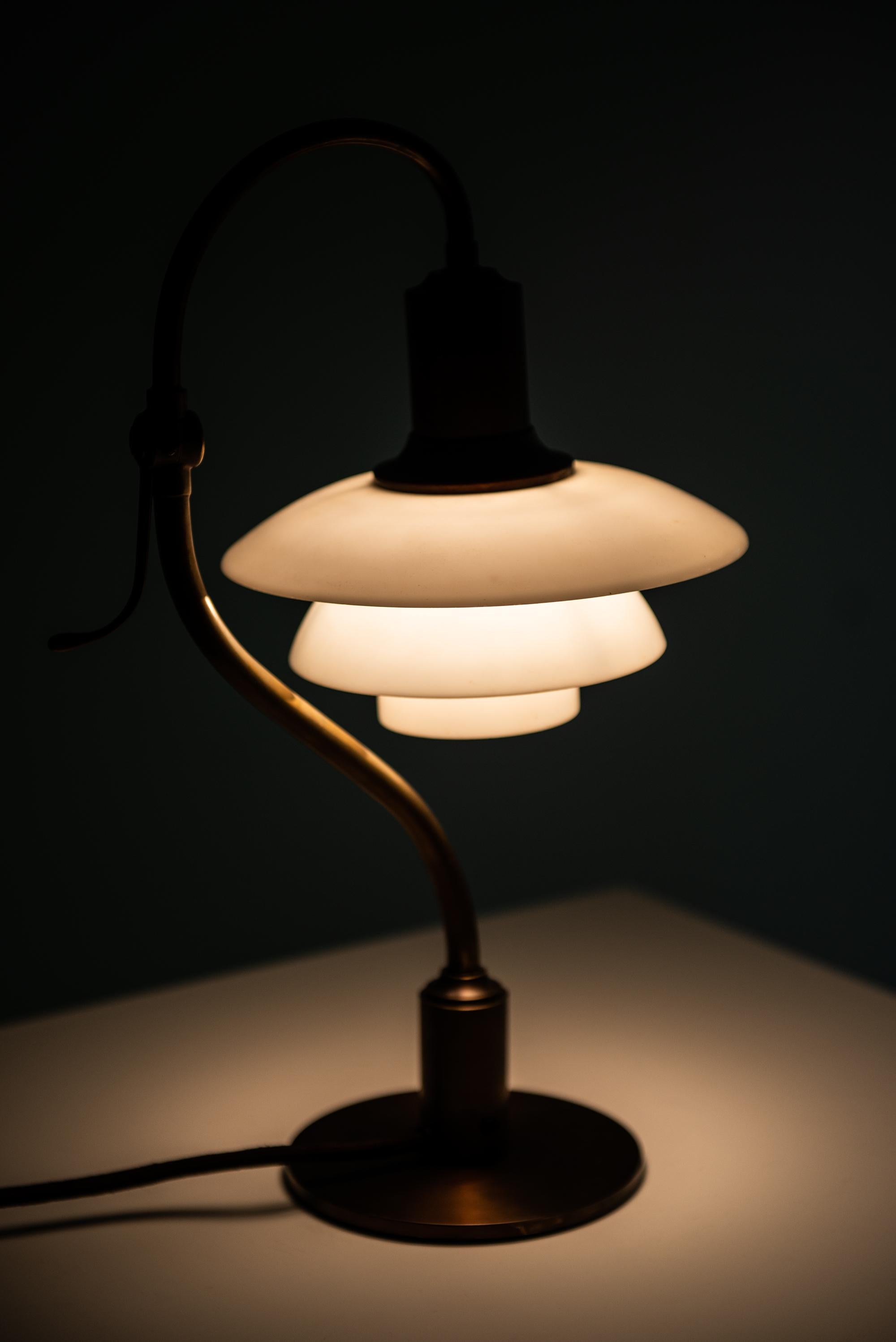 Danish Poul Henningsen Table Lamp Model PH-2/2 'The Questions Mark' by Louis Poulsen For Sale