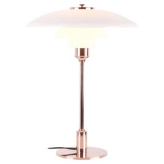 Poul Henningsen Table Lamp Model PH 3½-2½ Limited Edition in Copper & White Opal