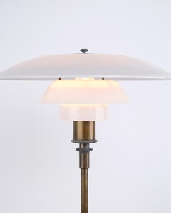 Poul Henningsen Table Lamp Model PH 4/3 in Burnished Brass for Louis Poulsen