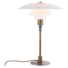 Poul Henningsen Table Lamp Model PH 4/3 in Burnished Brass for Louis Poulsen