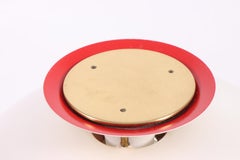 Lampe de table Poul Henningsen avec abat-jour laqué et monture en laiton, Louis Poulsen