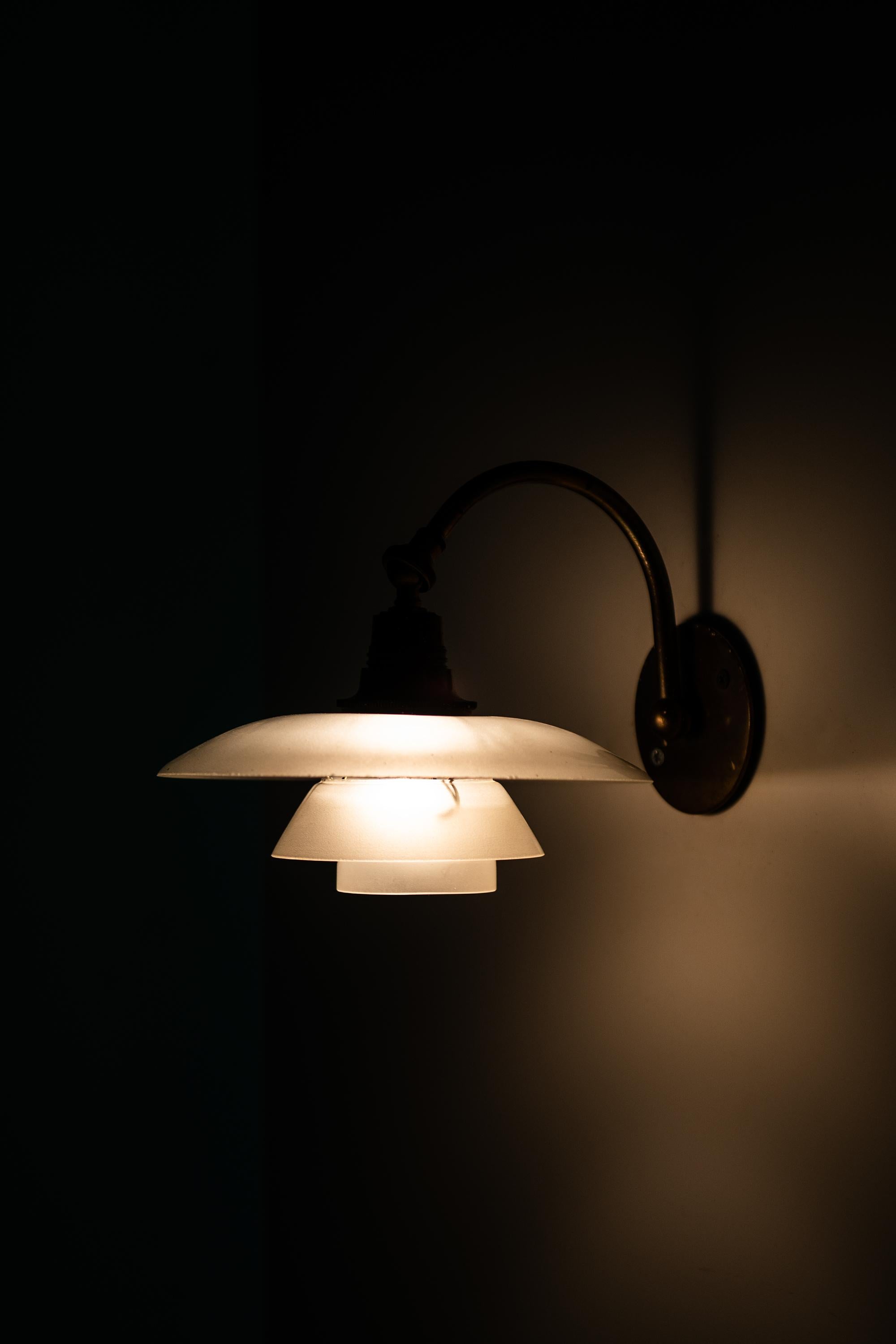 Danish Poul Henningsen Wall Lamp Model PH-1/1 by Louis Poulsen in Denmark For Sale