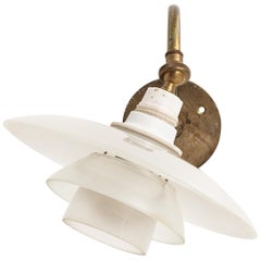 Vintage Poul Henningsen Wall Lamp Model PH-1/1 by Louis Poulsen in Denmark