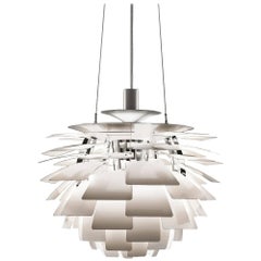 Poul Henningsen White PH Artichoke Large Chandelier for Louis Poulsen