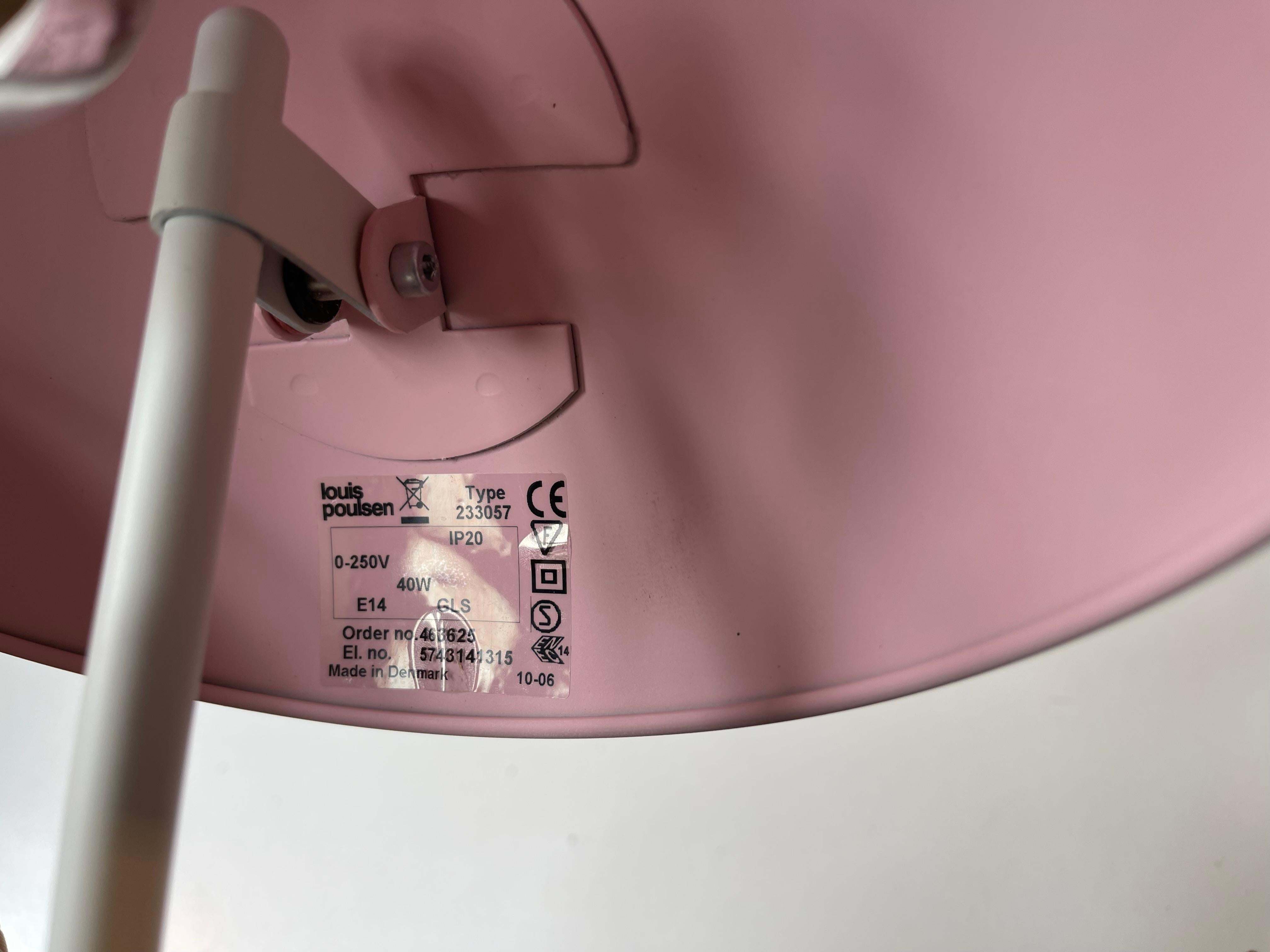 20ième siècle Applique murale PH-Hat blanche et rose Poul Henningsen pour Louis Poulsen en vente