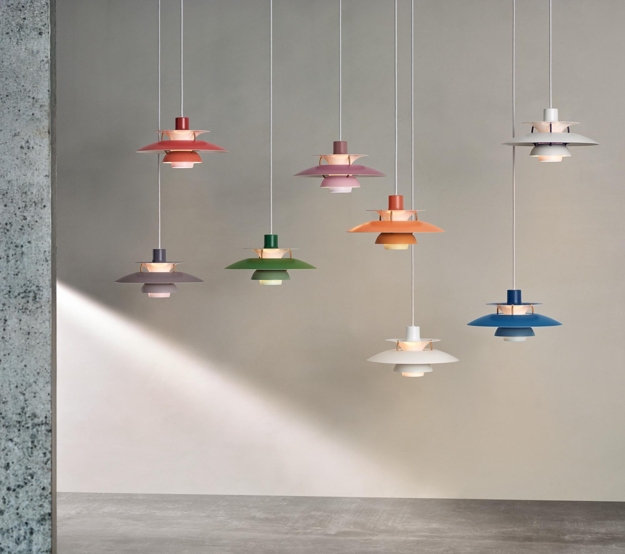 Scandinavian Modern Poul Henningson 'Classic White' PH5 Mini Pendant for Louis Poulsen For Sale