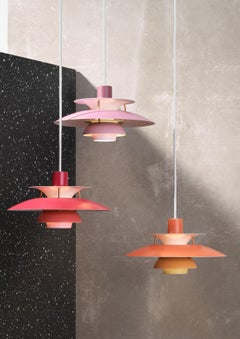 Poul Henningson 'Hues of Orange' PH5 Mini Pendant for Louis Poulsen