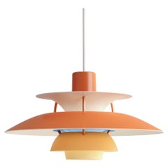 Poul Henningson 'Hues of Orange' PH5 Mini Pendant for Louis Poulsen