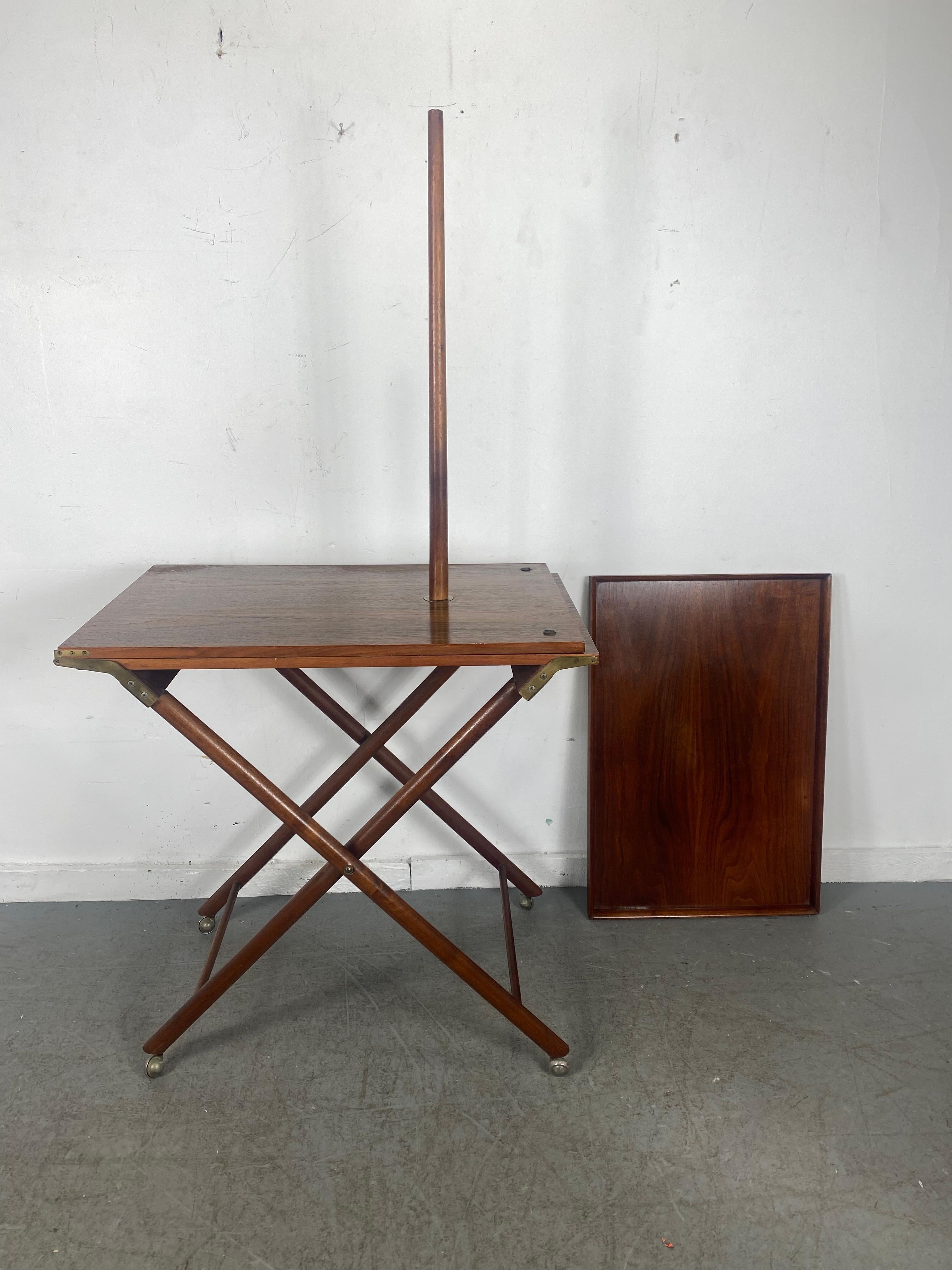 Poul Hundevad Attribut. The Moderns Modern Rolling Bar Cart /Serving Console en vente 11