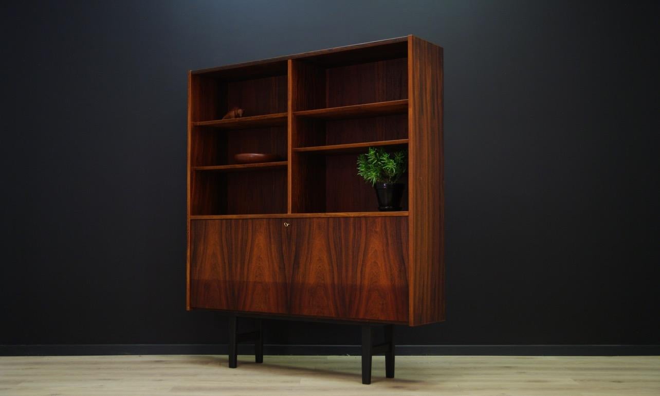 Scandinavian Poul Hundevad Bookcase Rosewood, Midcentury