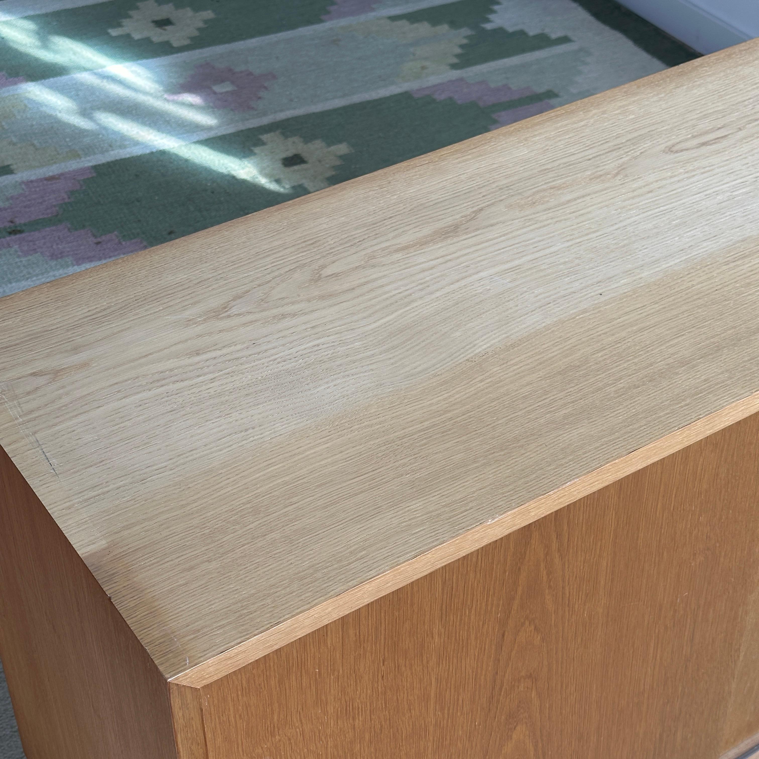 Poul Hundevad Compact Oak Sideboard For Sale 1