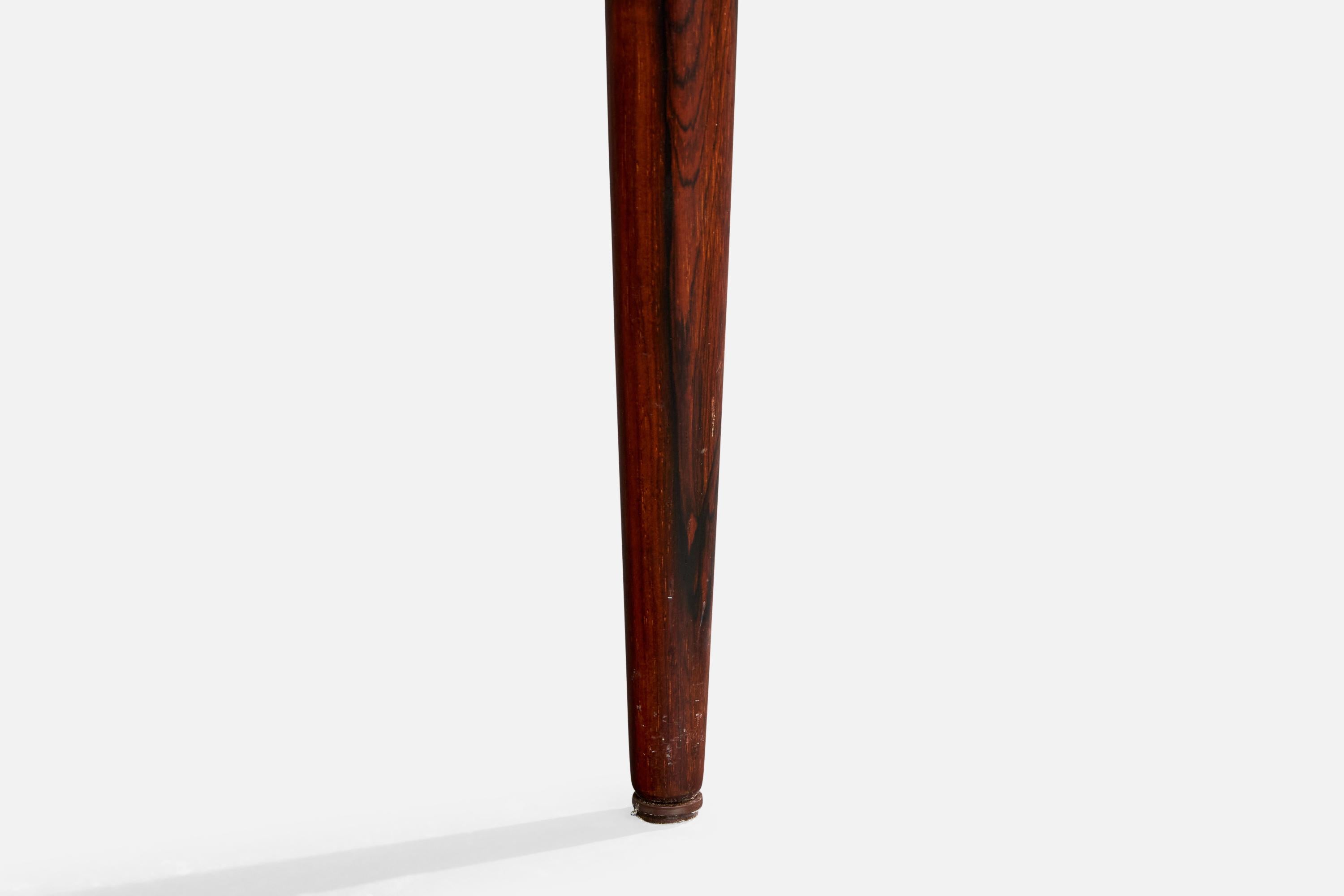 Poul Hundevad, Esszimmerstühle, Holz, Stoff, Dänemark, 1960er im Angebot 7