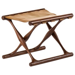 Poul Hundevad Taburete plegable Fabricado por Poul Hundevad en Dinamarca