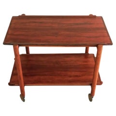 Poul Hundevad, vollständig restaurierter, multifunktionaler, dänischer, modularer, dänischer Bartisch aus Rosenholz