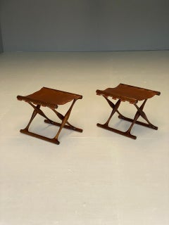 Poul Hundevad Gold Hill Guldhoj Stools Denmark 1960