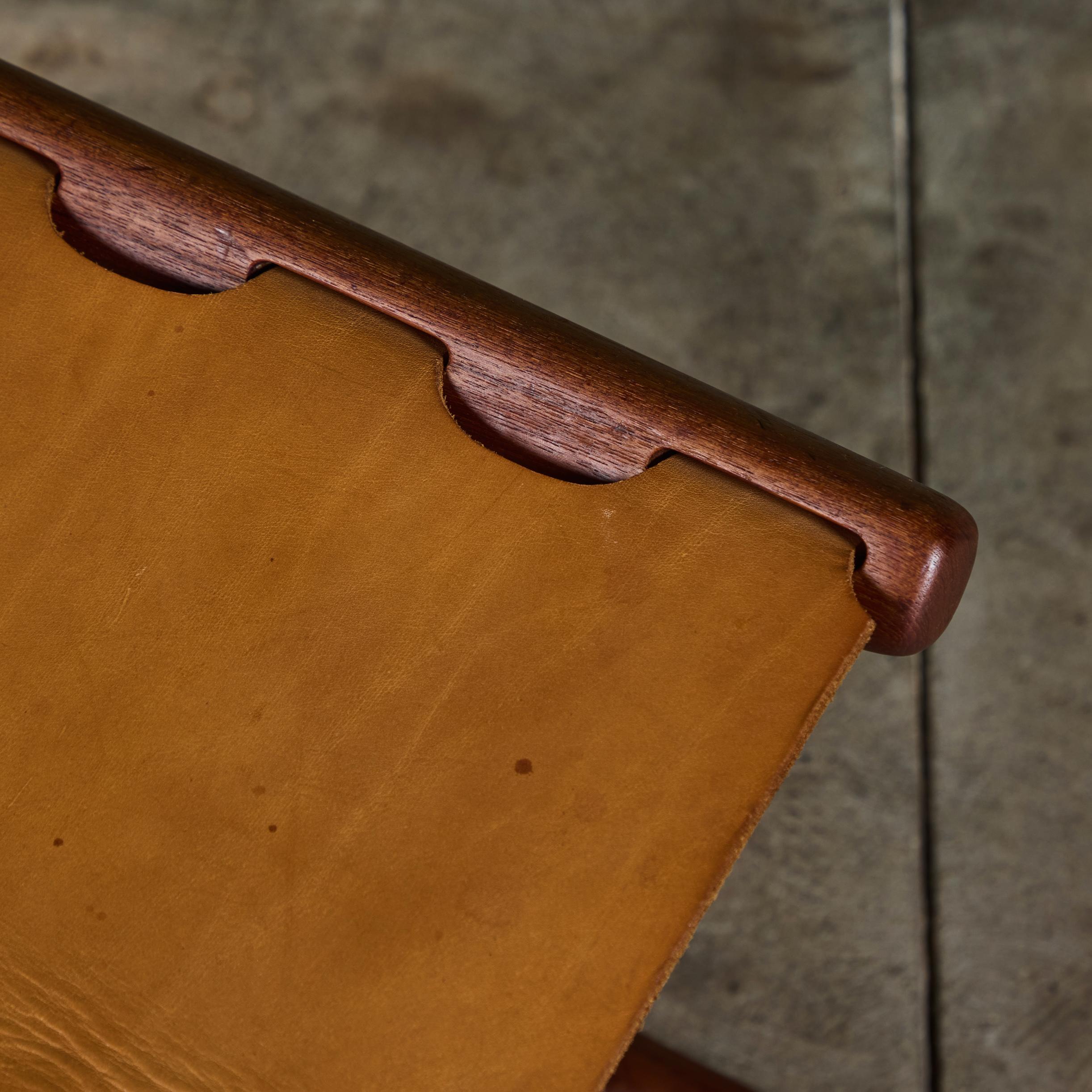 Poul Hundevad “Guldhoj” Teak Folding Stool for Vamdrup Stolefabrik 5