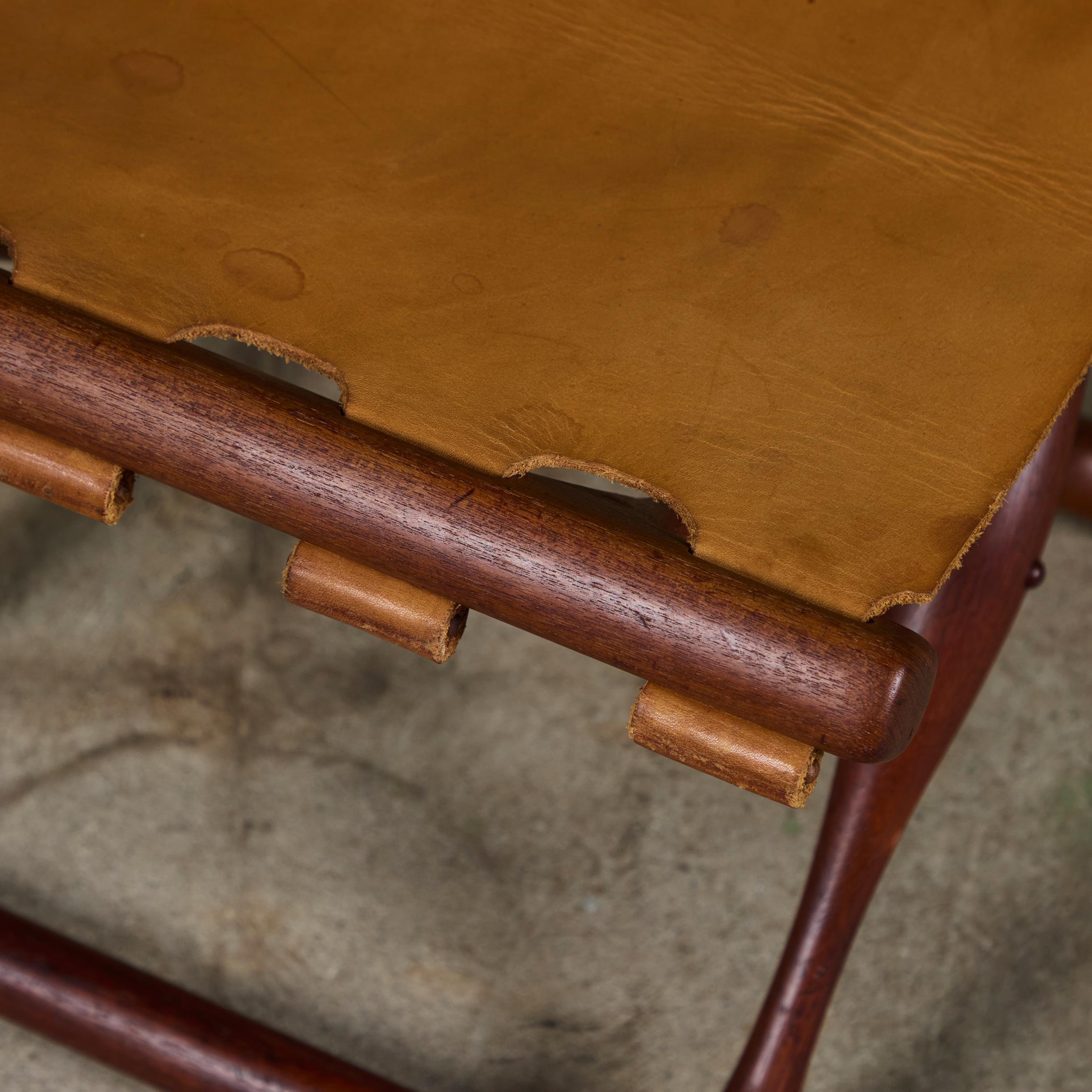 Poul Hundevad “Guldhoj” Teak Folding Stool for Vamdrup Stolefabrik 3