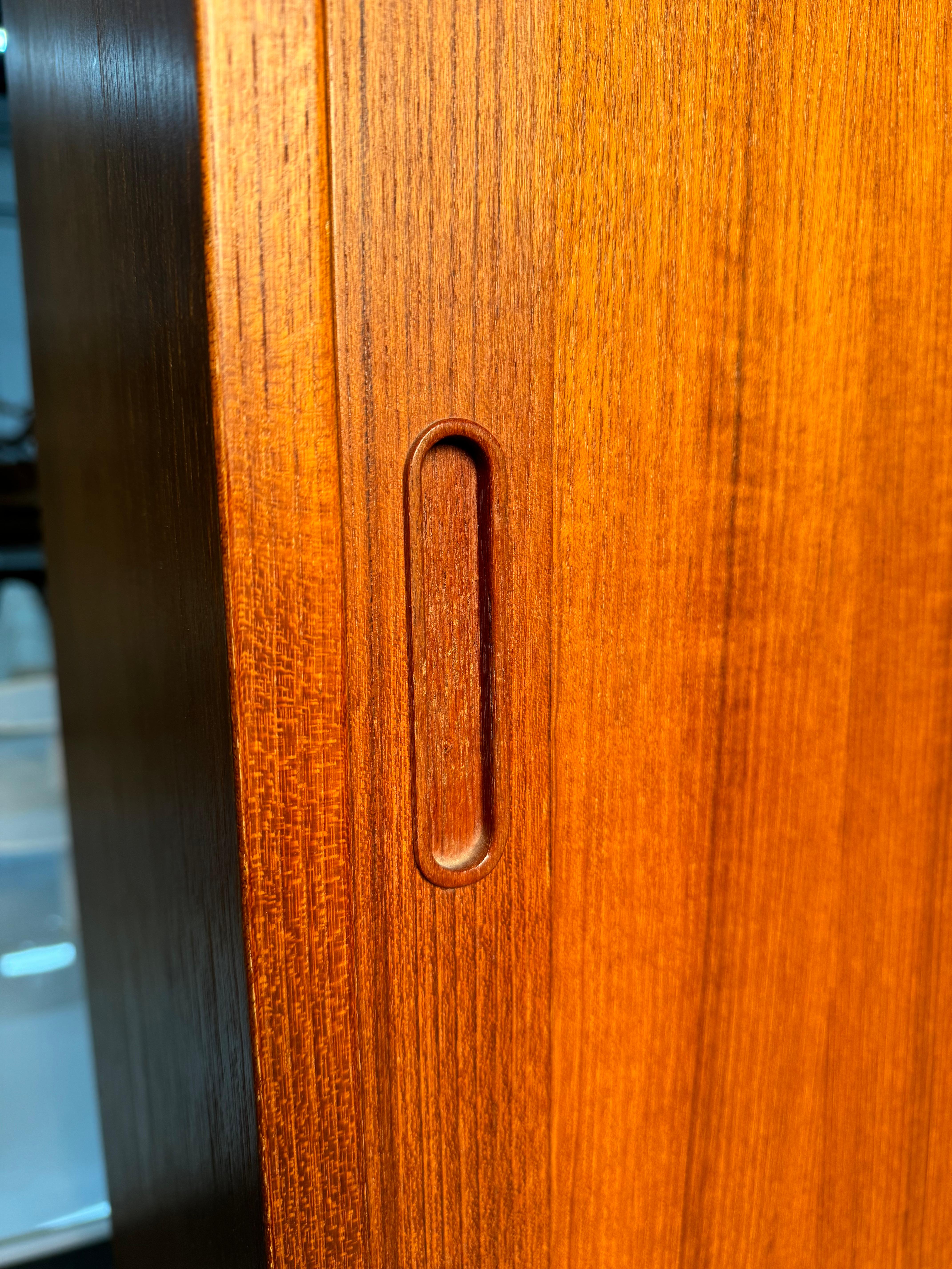 Poul Hundevad Mid Century Danish Teak Buffet and Hutch 6