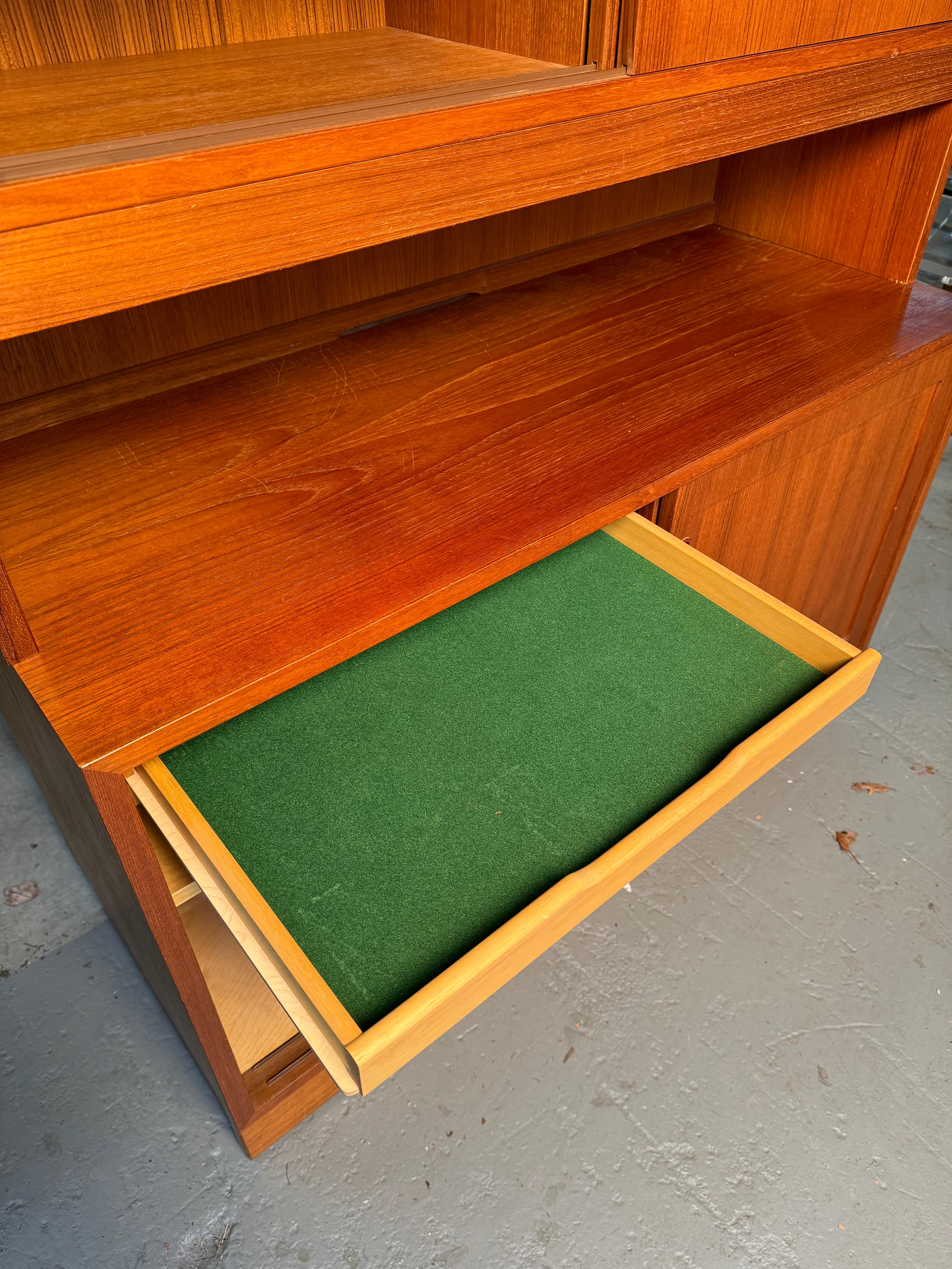Poul Hundevad Mid Century Danish Teak Buffet and Hutch 4