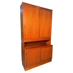 Poul Hundevad Mid Century Danish Teak Buffet and Hutch