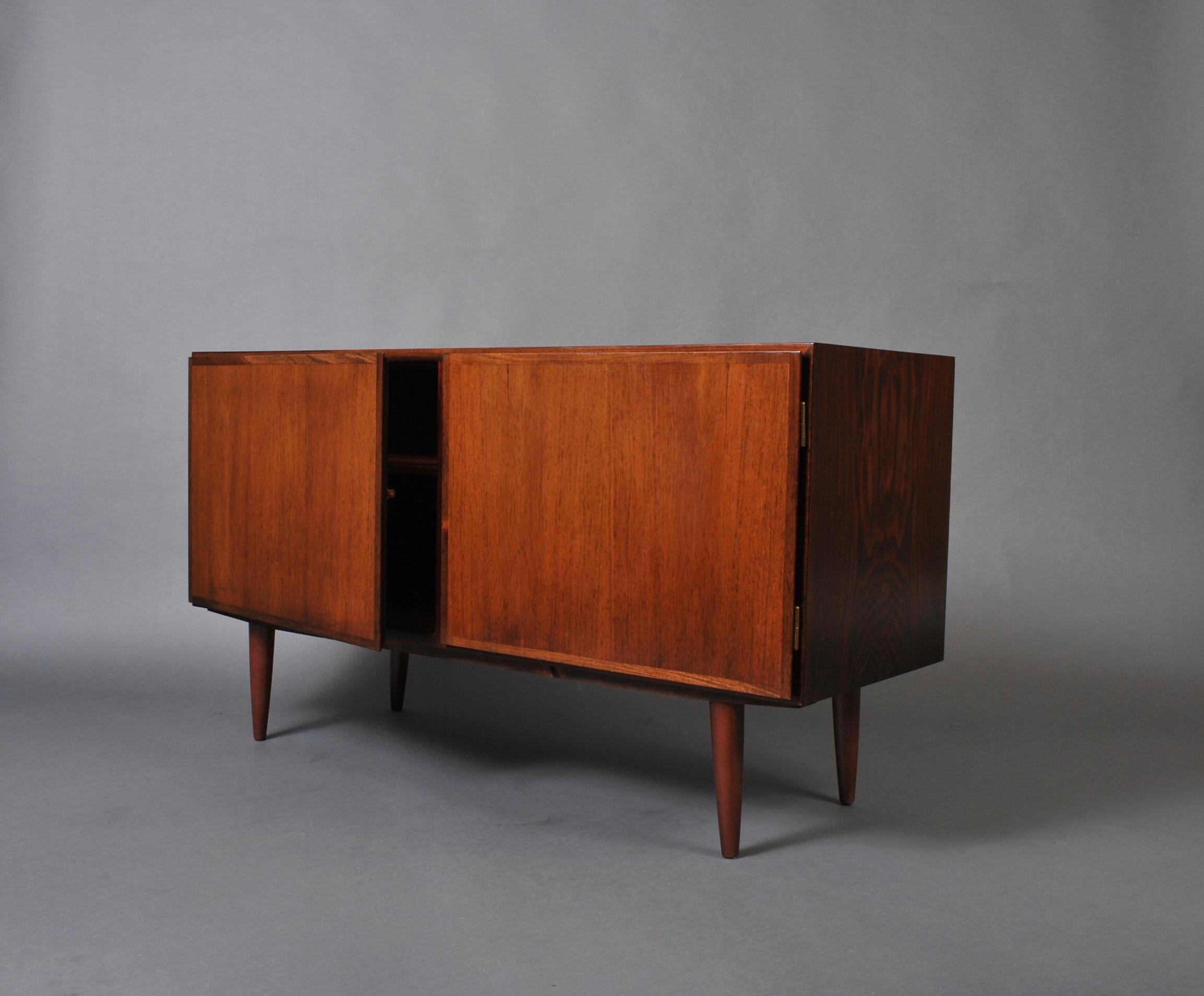 Hardwood Poul Hundevad Midcentury Credenza