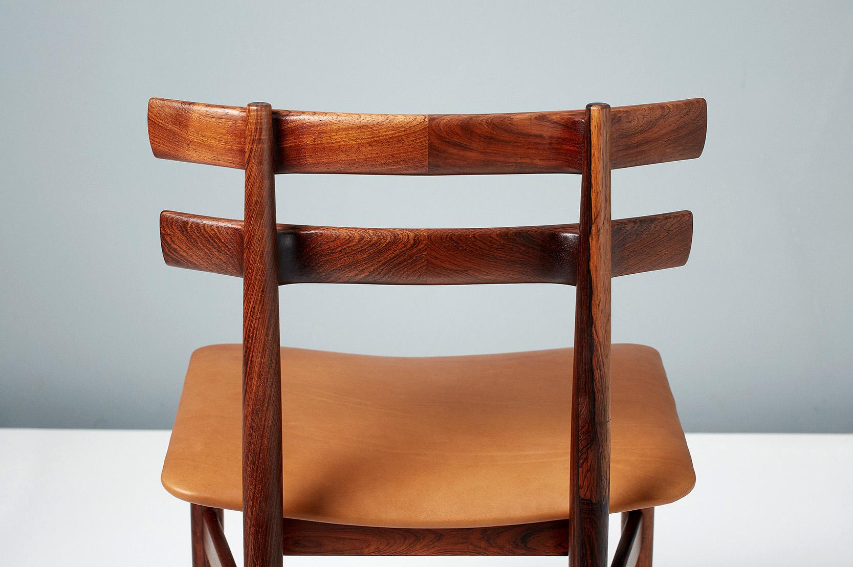 Poul Hundevad Model 30 Rosewood Dining Chairs 3