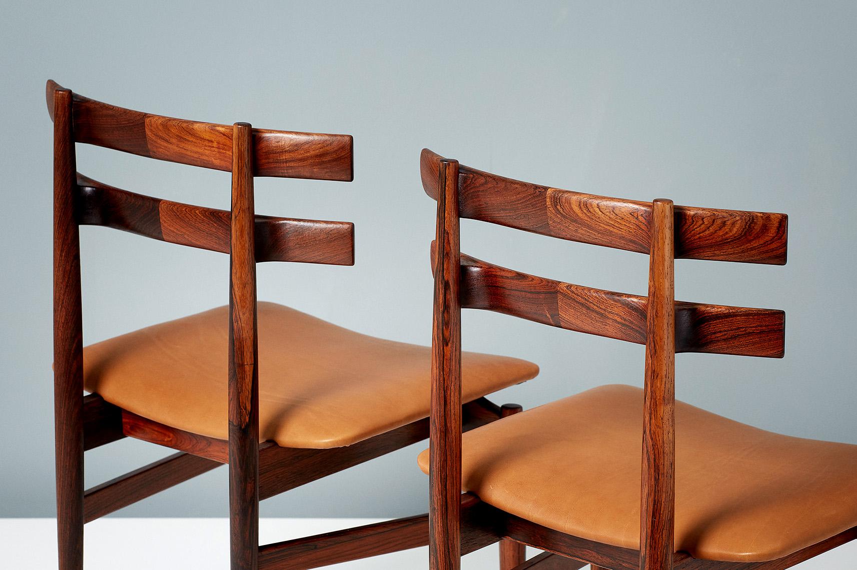 Poul Hundevad Model 30 Rosewood Dining Chairs 1