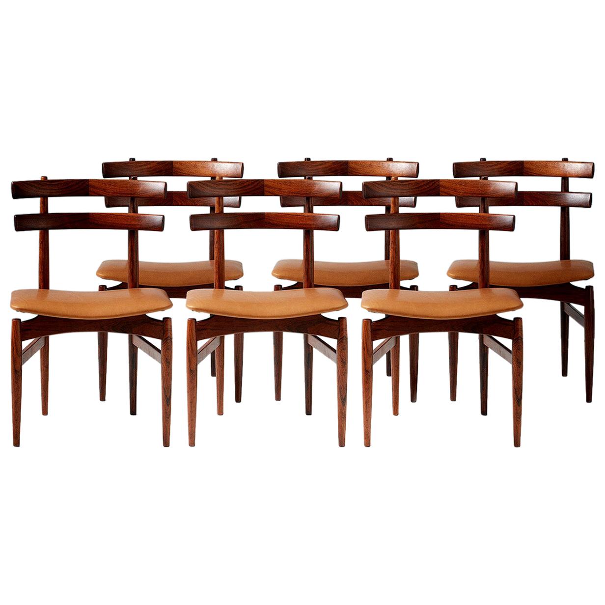 Poul Hundevad Model 30 Rosewood Dining Chairs