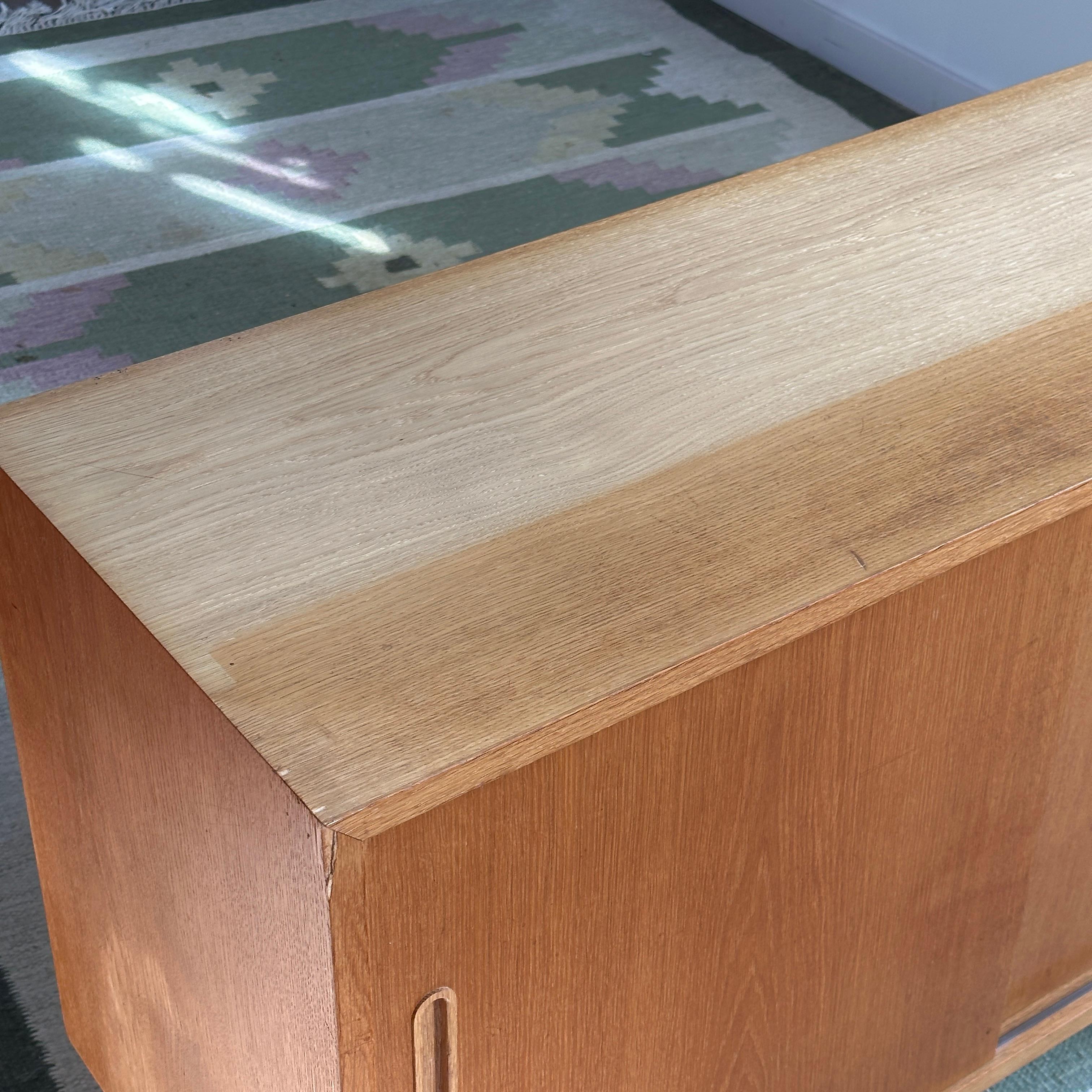 Poul Hundevad Oak Sideboard For Sale 1