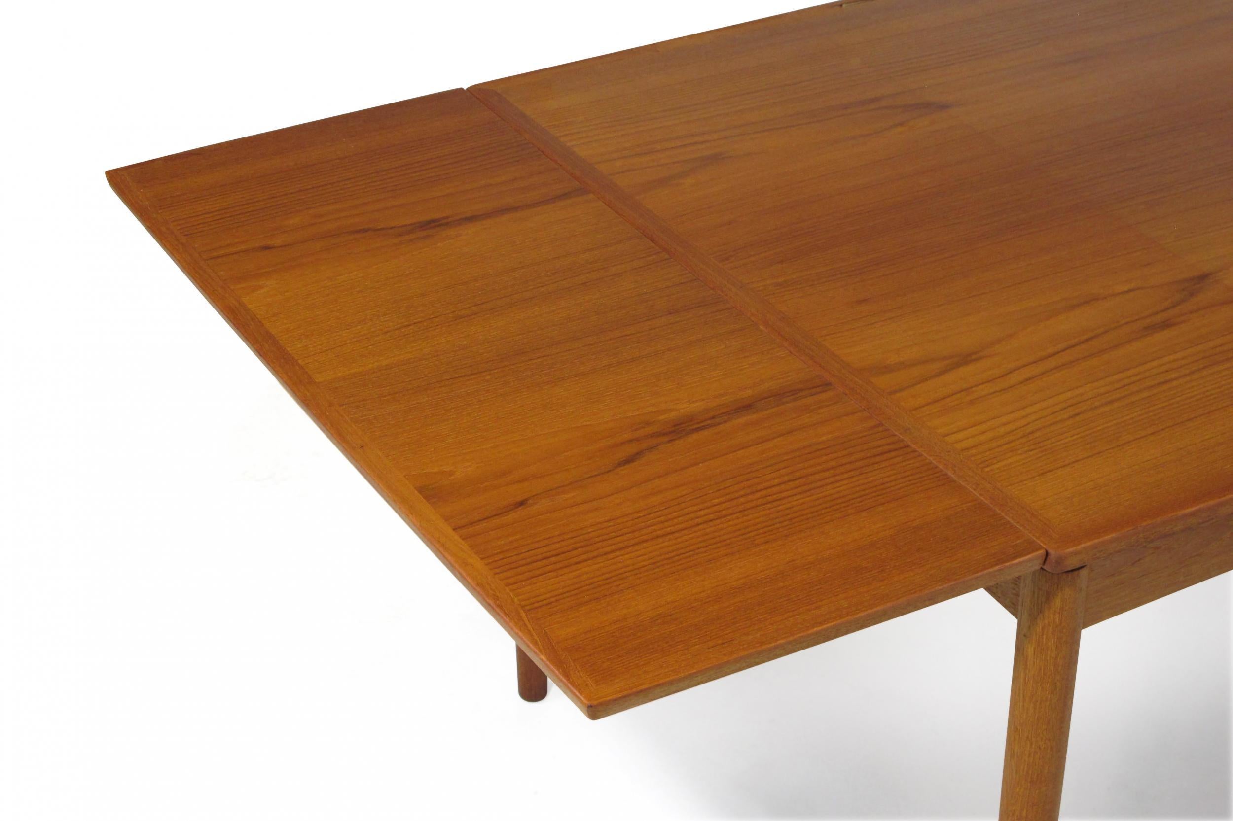 Oiled Poul Hundevad Reversible Top Dining and Game Table