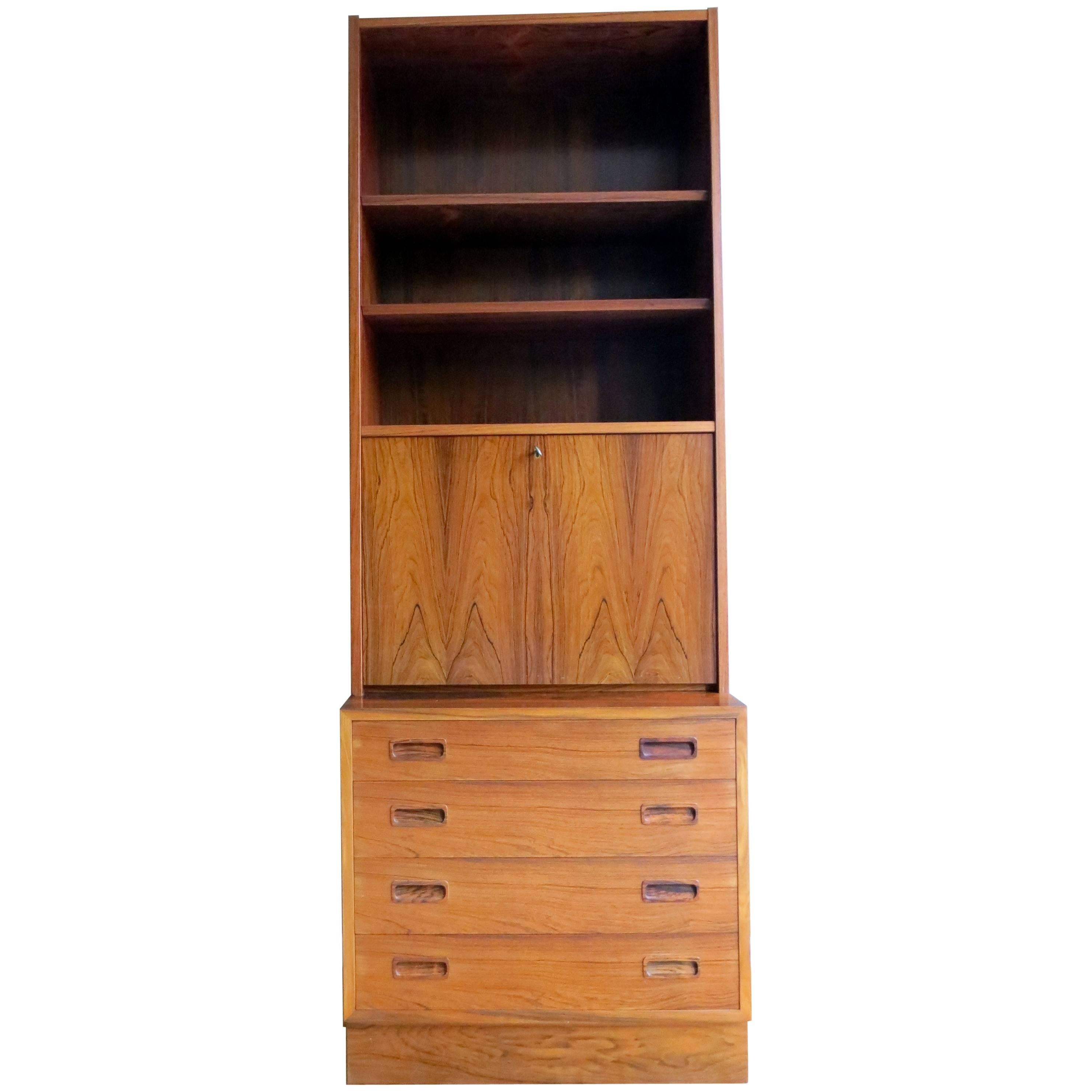 Poul Hundevad Rio Rosewood Wall Unit and Cabinet Danish Midcentury , 1960s For Sale