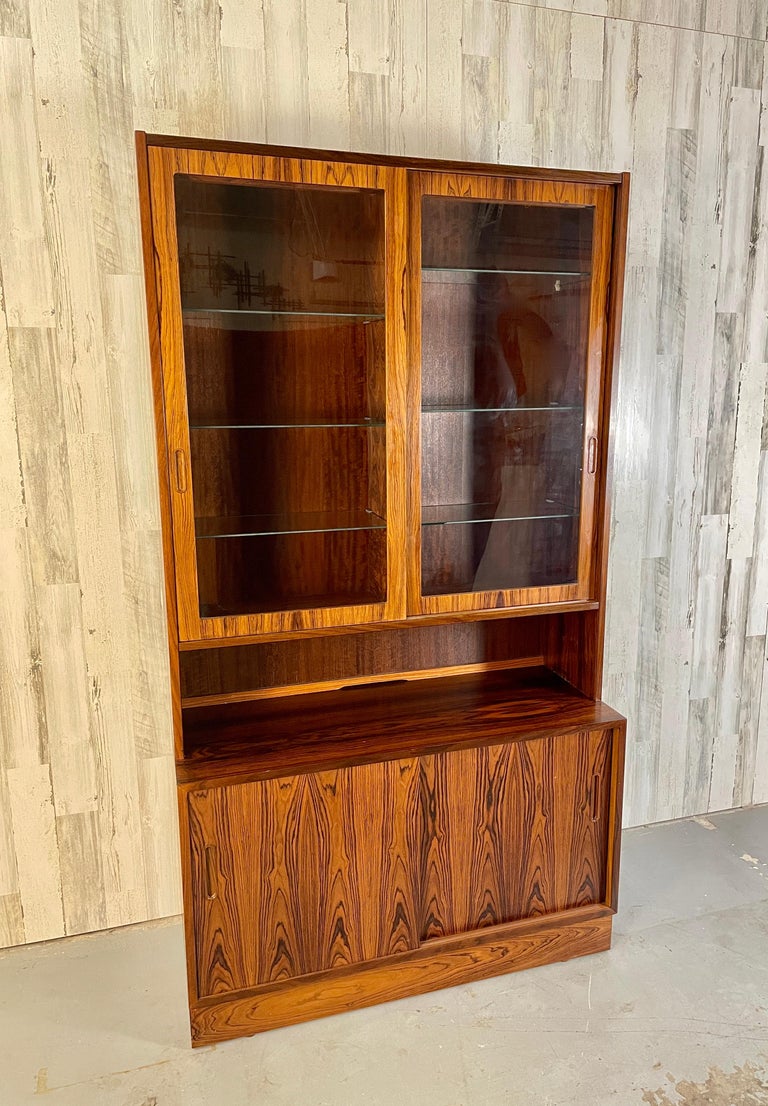 Poul Hundevad Rosewood China cabinet / display case.