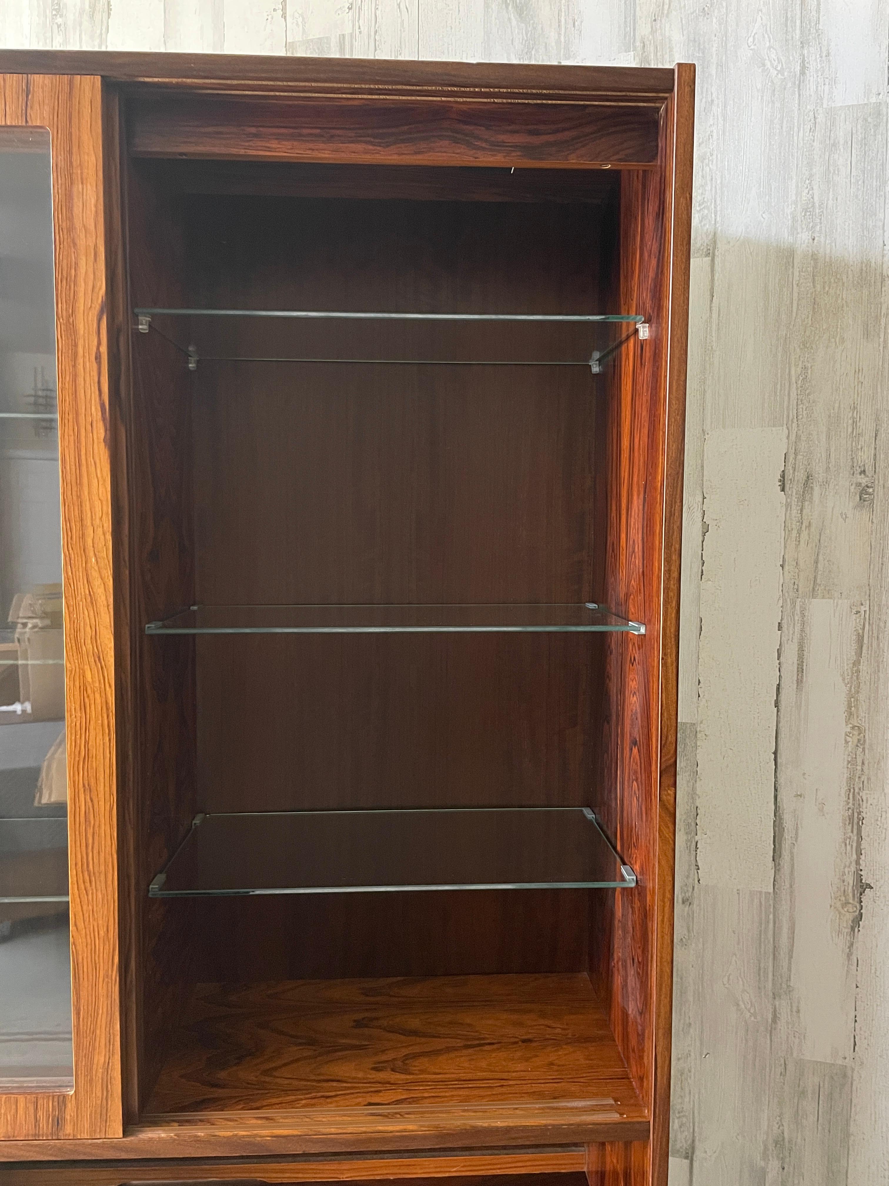 Danish Poul Hundevad Rosewood China Cabinet