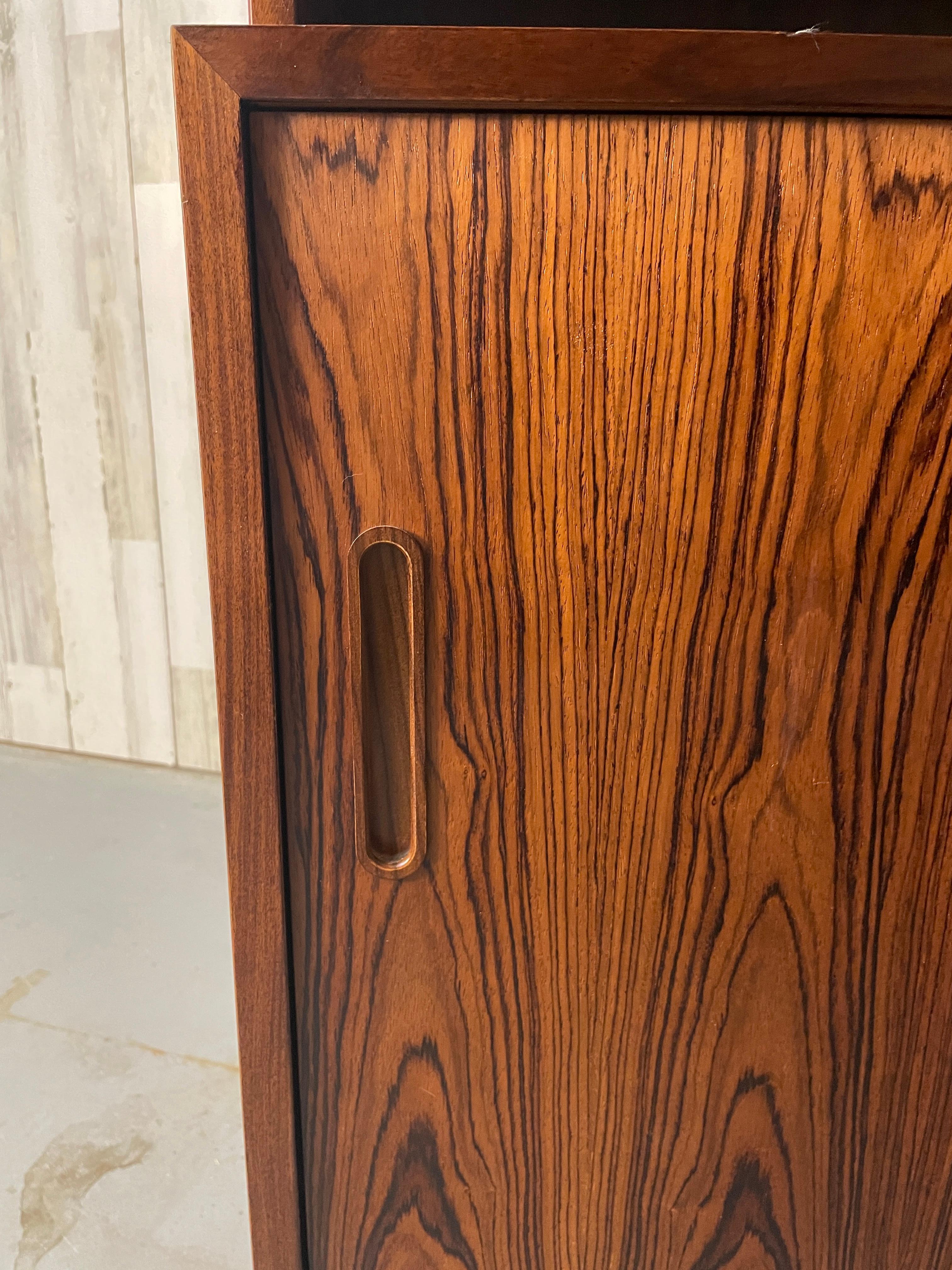 20th Century Poul Hundevad Rosewood China Cabinet