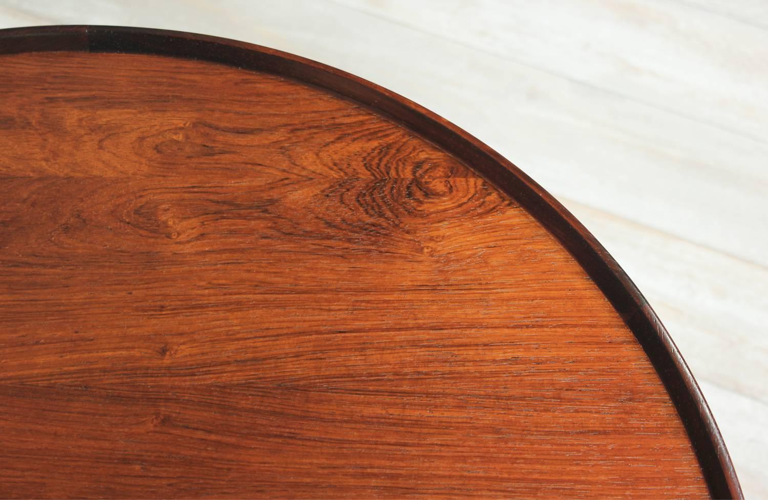 Poul Hundevad Rosewood Side Table for Vamdrup Stolefabrik 3