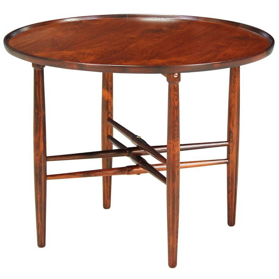 Poul Hundevad Rosewood Side Table for Vamdrup Stolefabrik