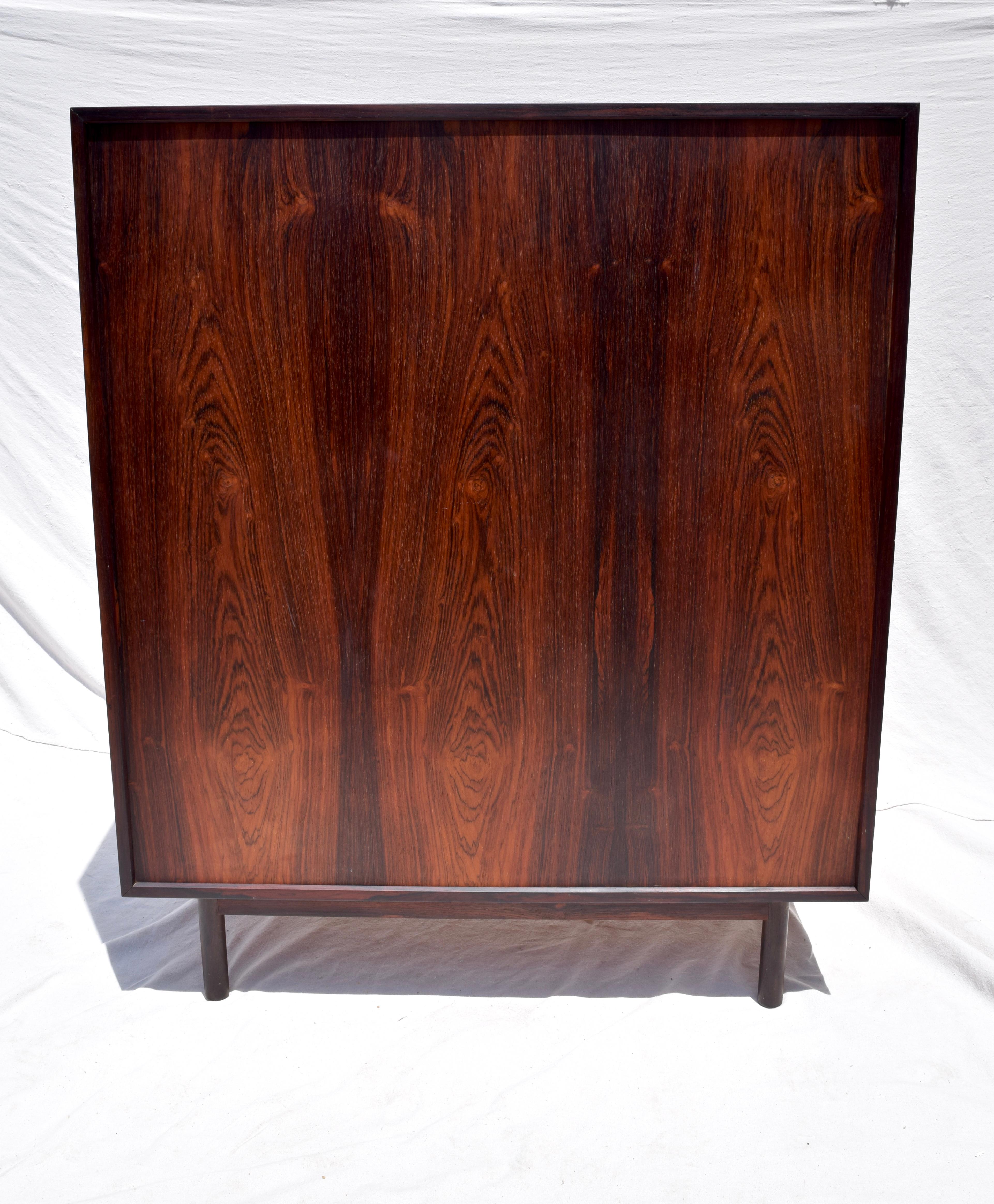 Poul Hundevad Rosewood Upright Chest of Drawers, 1960s 2