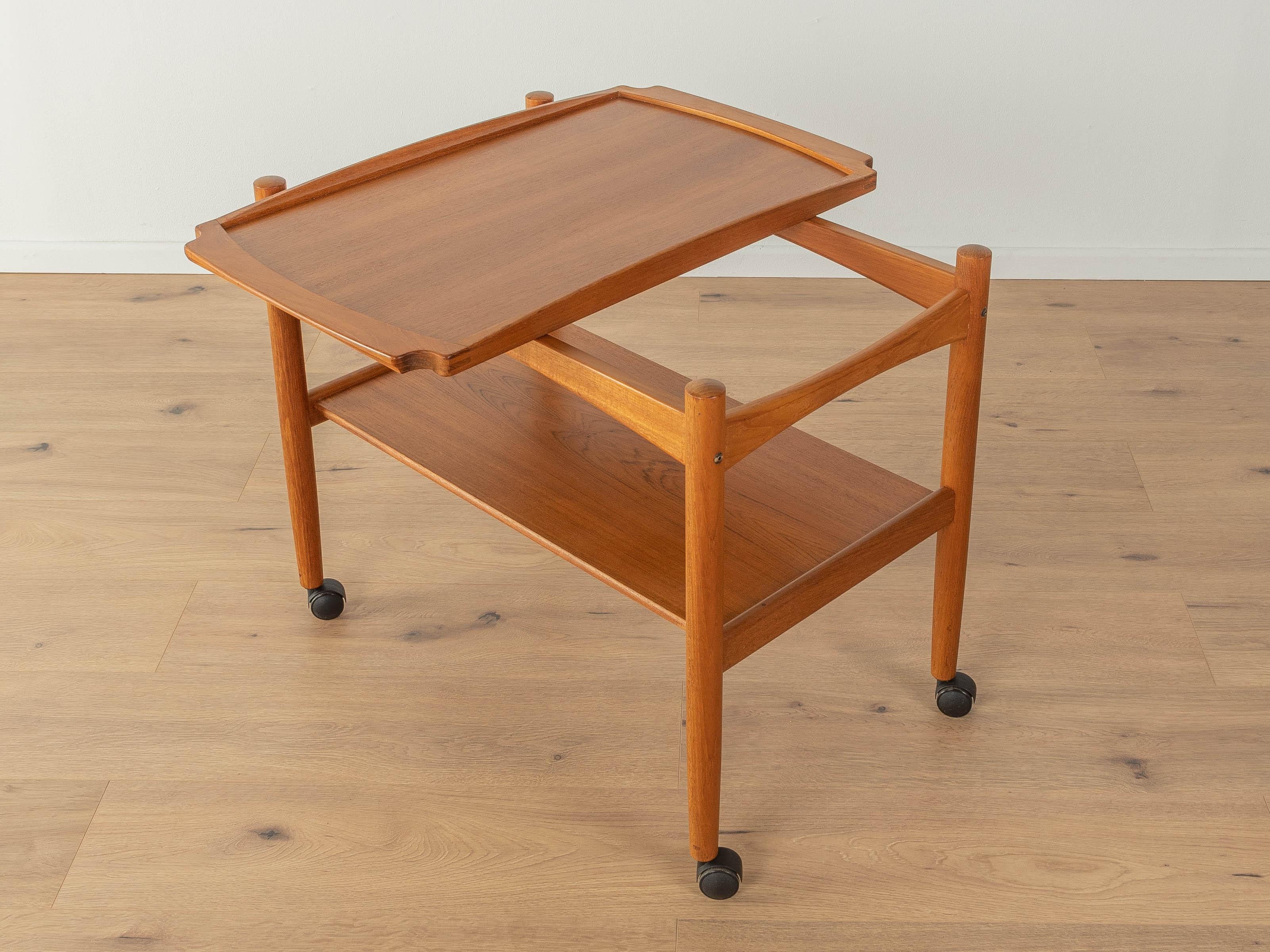 Danish Poul Hundevad Serving Trolley from 1960s For Sale