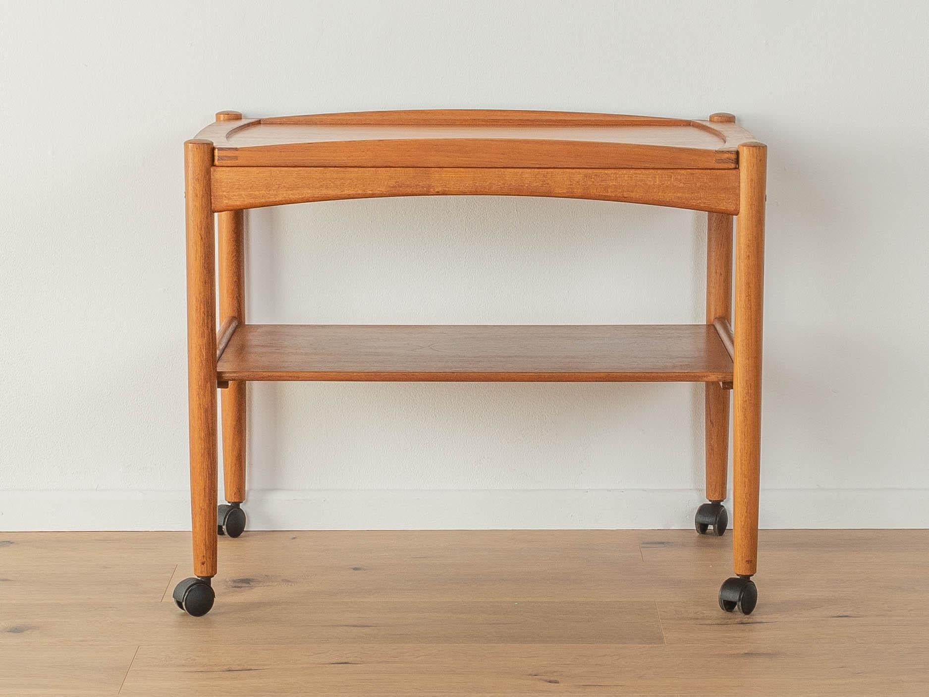 Poul Hundevad Serving Trolley from 1960s In Good Condition For Sale In Neuss, NW