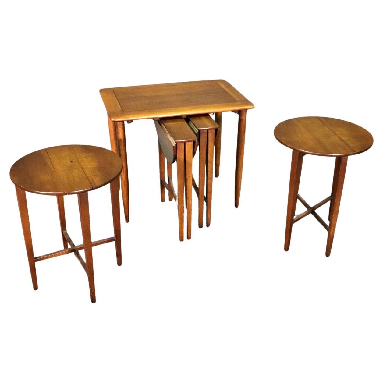 Poul Hundevad Styled Tables Set For Sale