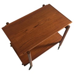 Poul Hundevad Teak Bar Cart Vamdrup, Denmark, 1960