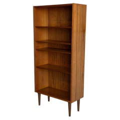 Poul Hundevad Teak Bookcase with 5 Shelves Mid-Century Modern Denmark 1960s