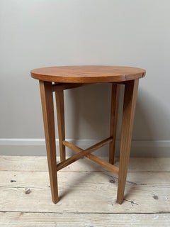 Poul Hundevad Teak Folding Side Table, Danish Modern Design, 1970