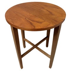 Poul Hundevad Teak Folding Side Table, Danish Modern Design, 1970