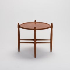 Poul Hundevad Teak Tray Table, Denmark, 1960s