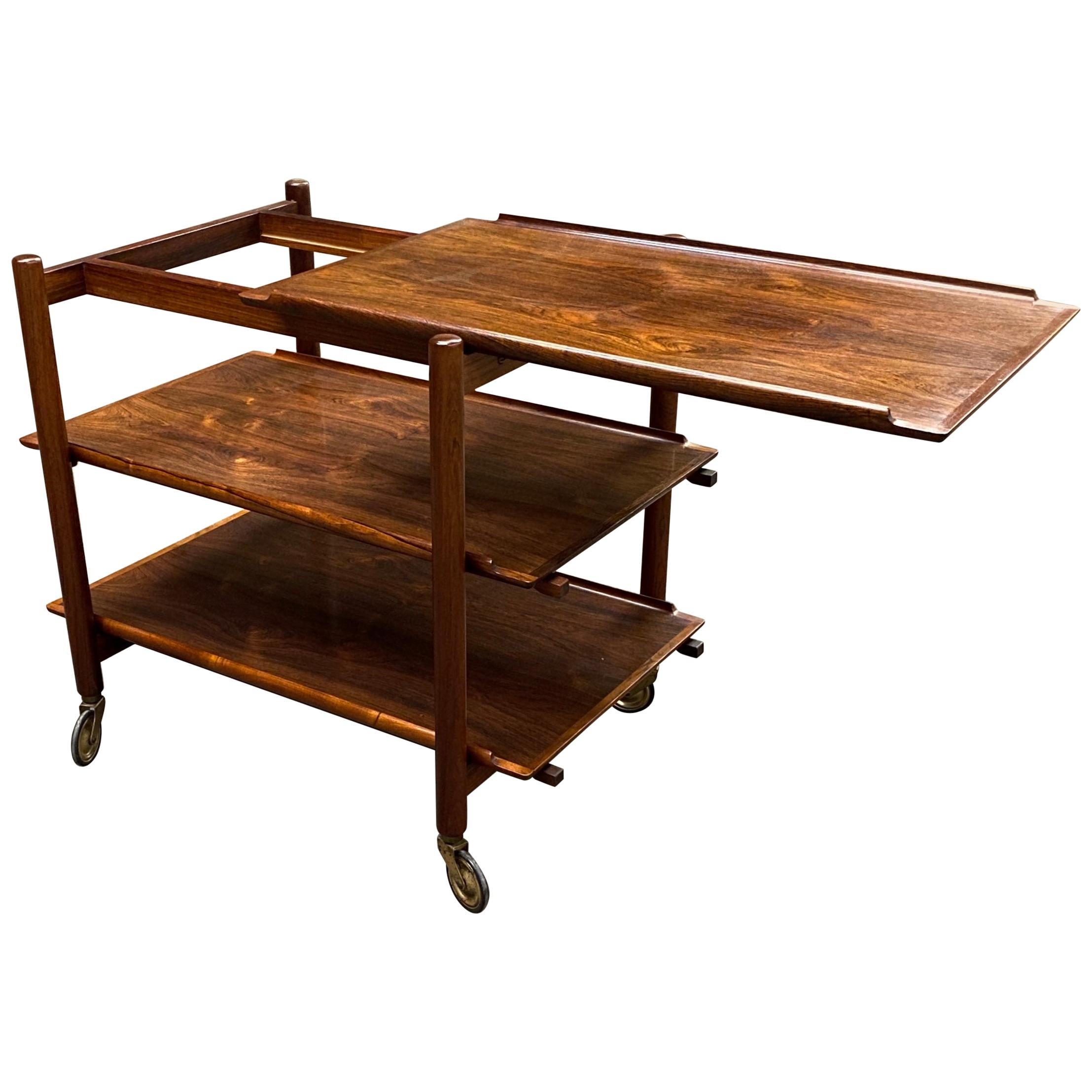 Poul Hundevad Trolley in Rosewood by Poul Hundevad & Co in Denmark